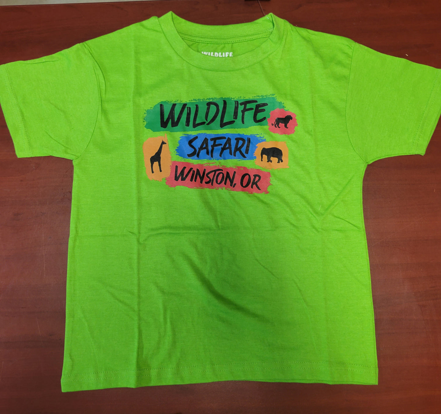 Lime Green Brush Strokes Shirt