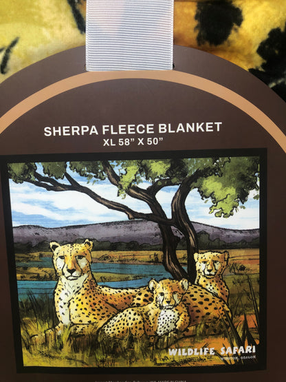 Wildlife Safari Fleece Blanket