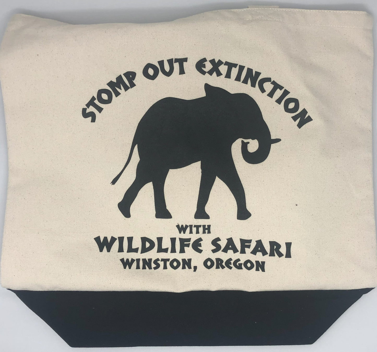 Elephant Footprint Conservation Tote - Red